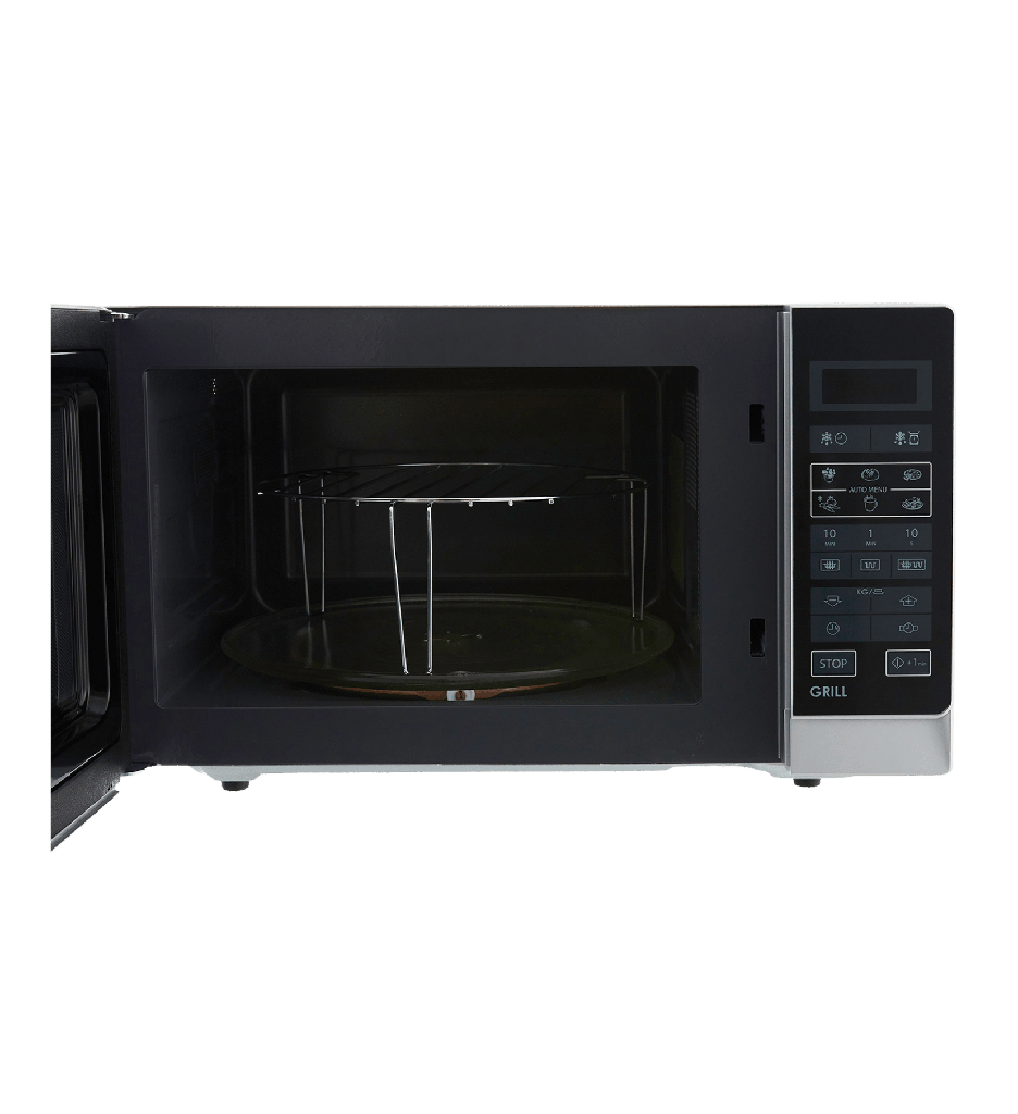 ميكروويف شارب 25 لتر بالشوايه سلفر R-750MR(S)