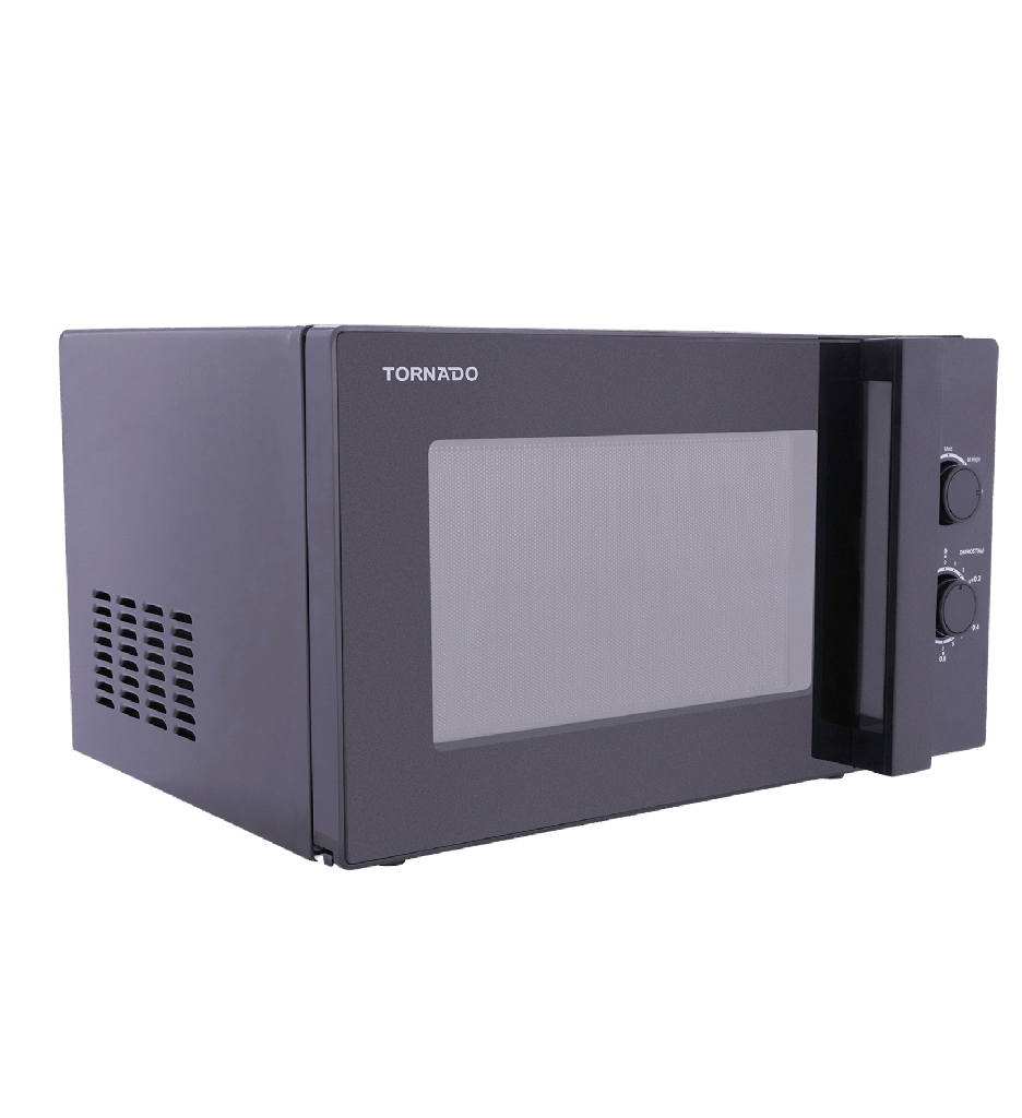 ميكروويف تورنيدو 25 لتر مانيوال اسود TM-25MK