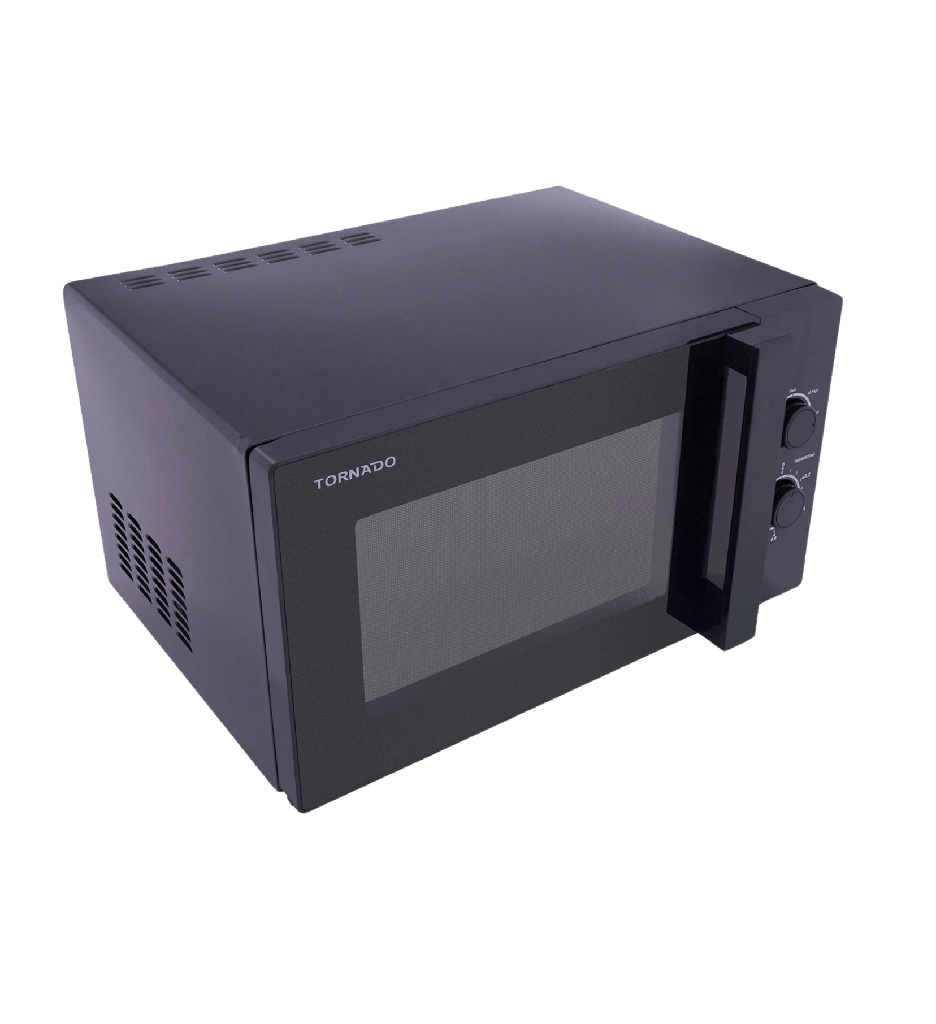 ميكروويف تورنيدو 25 لتر مانيوال اسود TM-25MK