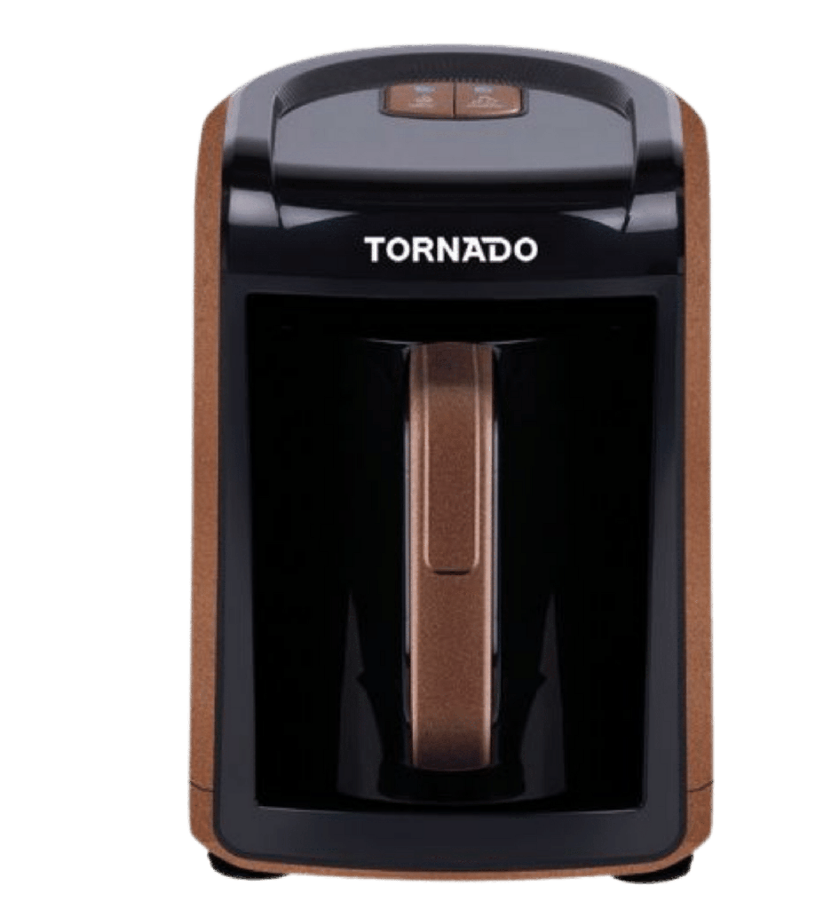 ماكينه قهوه تركي تورنيدو باللبن اوتوماتيك 535 وات بني TCME-100-MILK