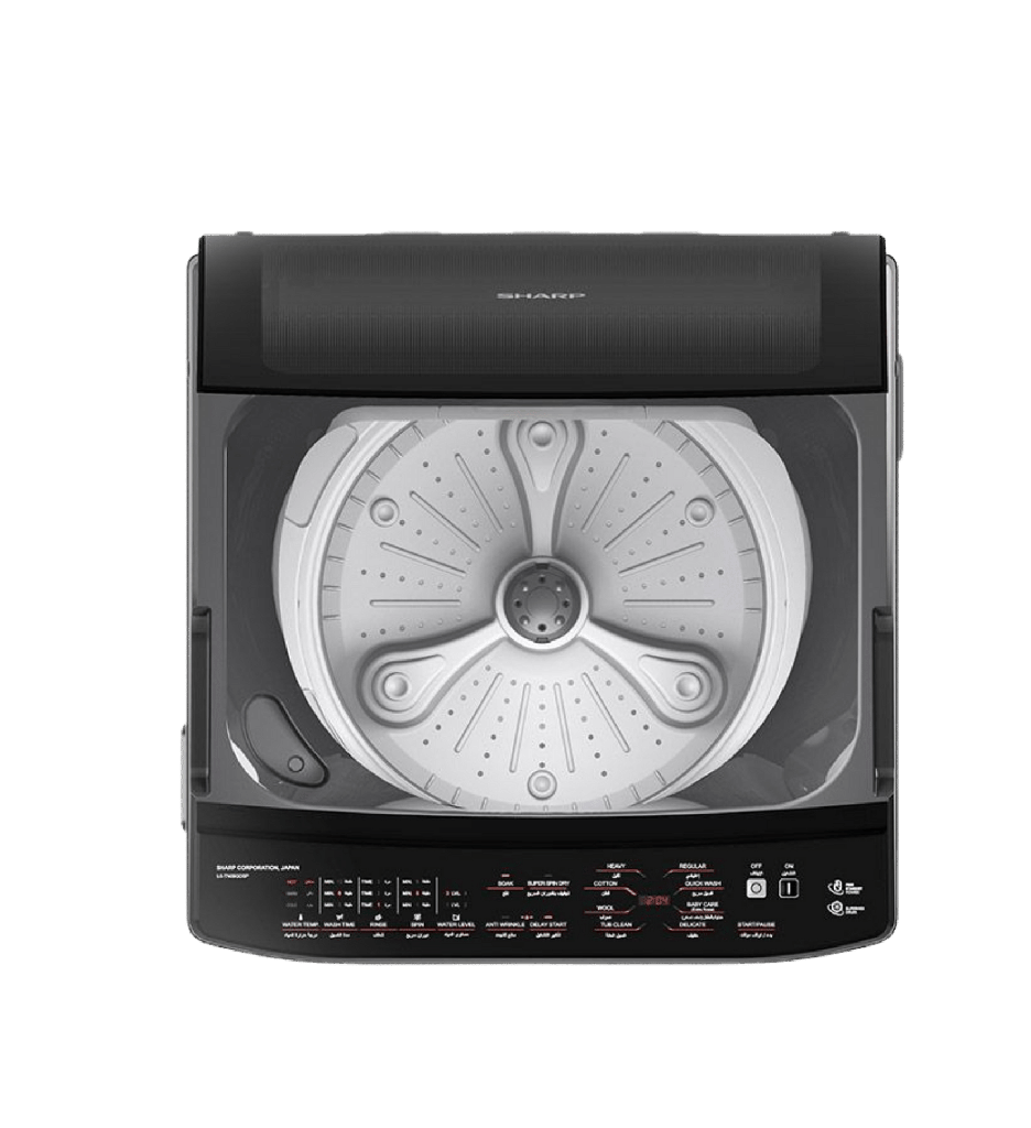 غساله شارب 9ك فوق تاتش بالطلمبه سلفر ES-TN09GSLP