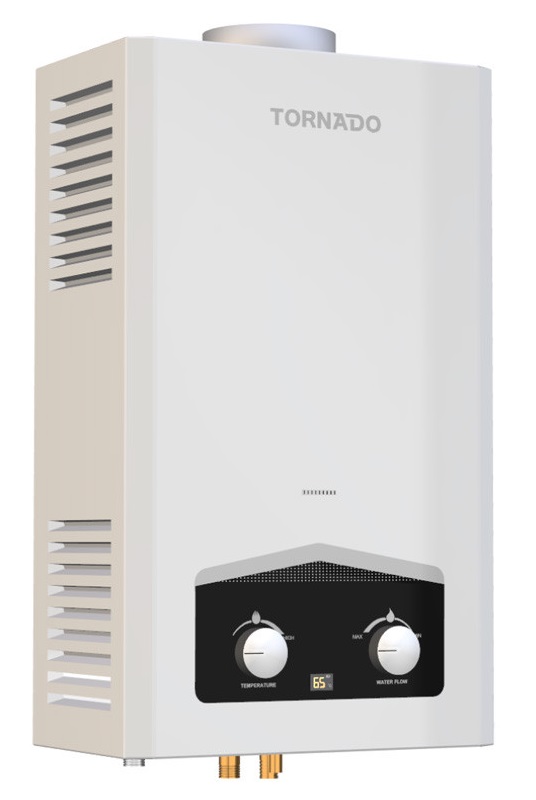 سخان غاز تورنيدو 6 لتر مدخنه غاز طبيعي GHM-C06CNE-W