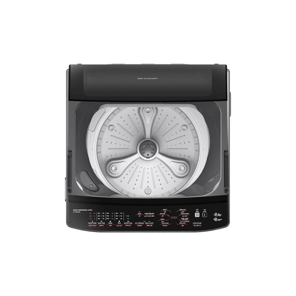 غساله شارب 9ك فوق بالطلمبه سلفر غامق ES-TN09GDSP