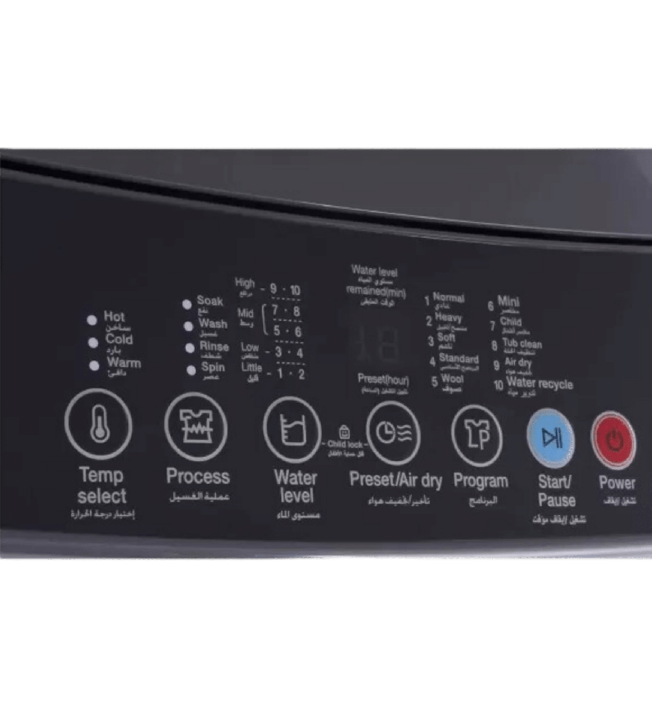غساله وايت بوينت كلاسيك 9ك فوق سلفر WPTL9DBA [L]