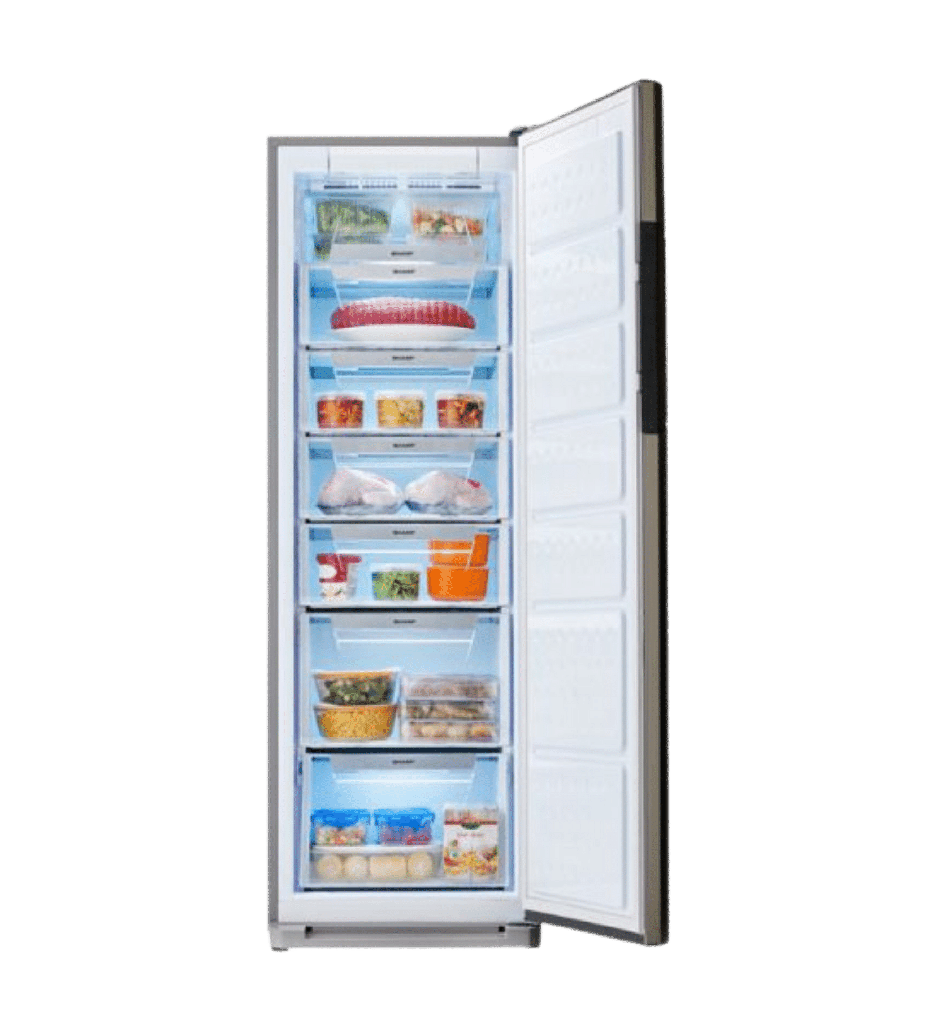 فريزر شارب 7 درج اسود ديجيتال FJ-EC27(BK)