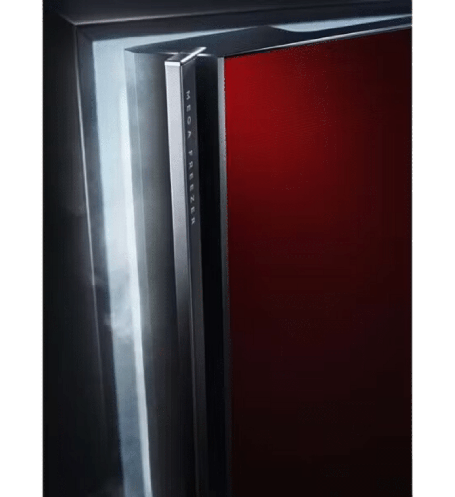 ثلاجه شارب 450 لتر انفرتر زجاج نبيتي مقبض طولي SJ-GV58G-RD