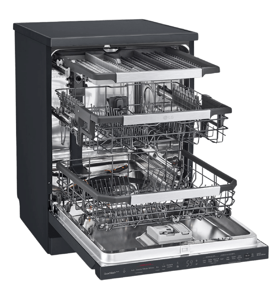 غسالة اطباق ال جي 14 فرد اسود كوري DFC335HM