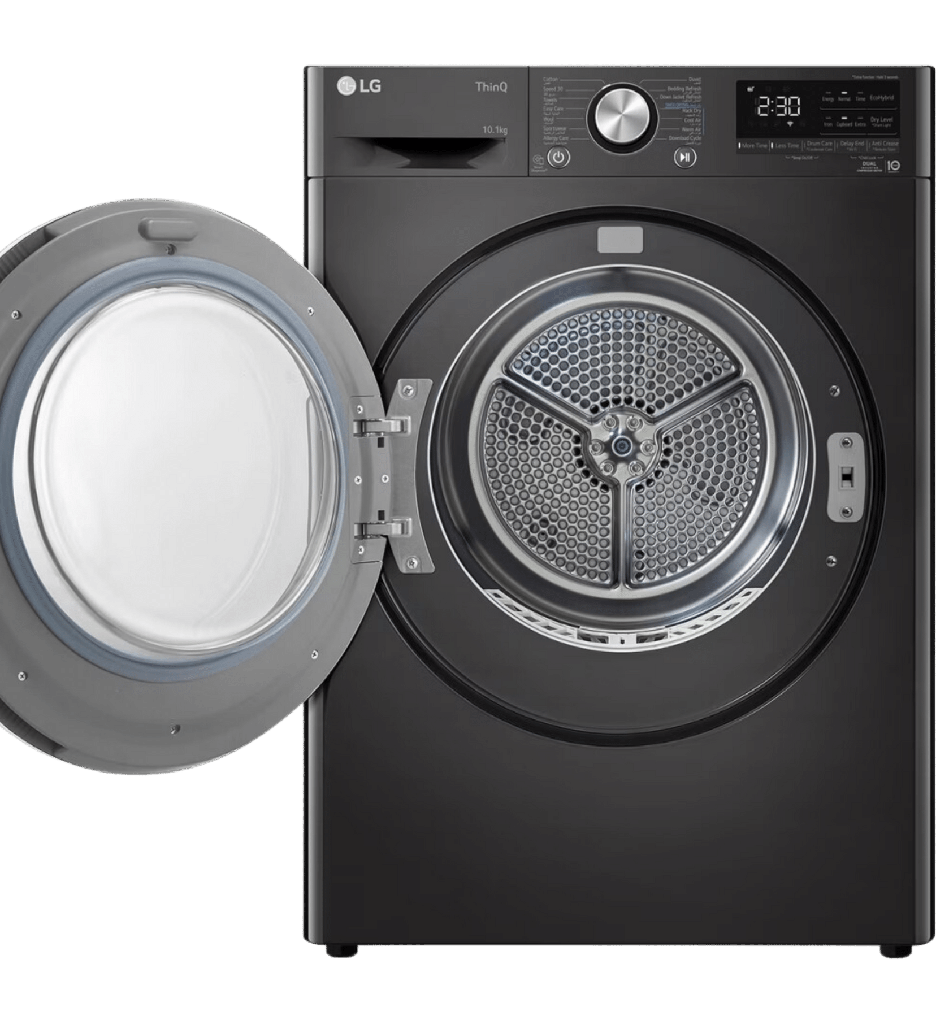 مجفف ال جي 10.1 ك كوري انفرتر بلاك ستانس RH10V9JV2W