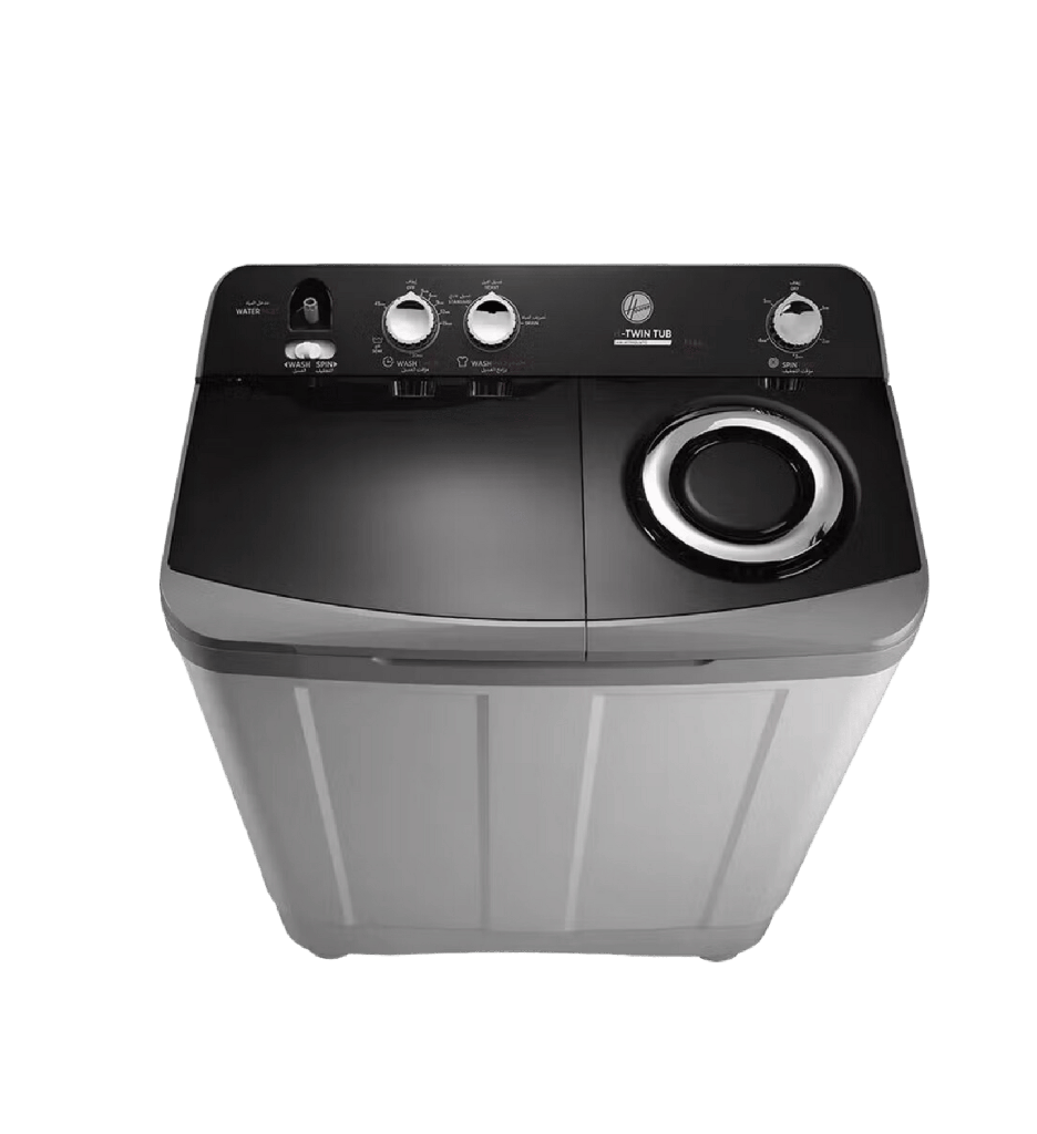 غساله هوفر هاف 12 ك حوضين سلفر HW-HTTN12LSTO