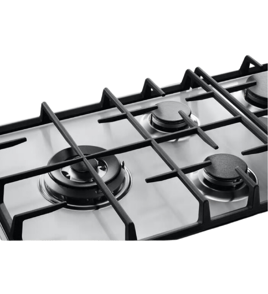 مسطح زانوسي 75سم 5شعله استانلس ستيل امان كامل