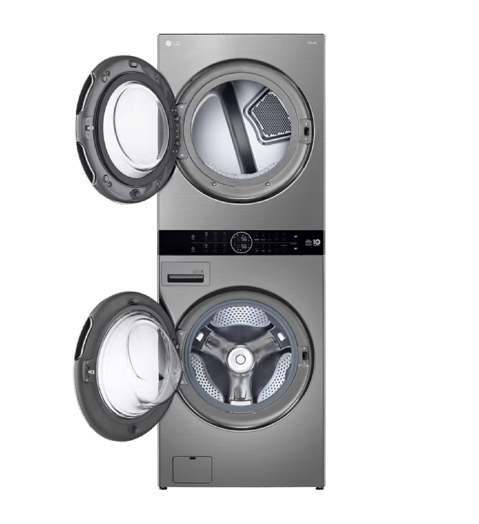 غساله ال جي 21ك WashTower بمجفف 16ك سلفر FWT2116SS