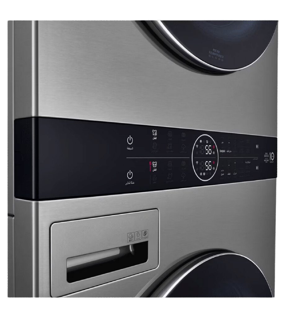 غساله ال جي 21ك WashTower بمجفف 16ك سلفر FWT2116SS