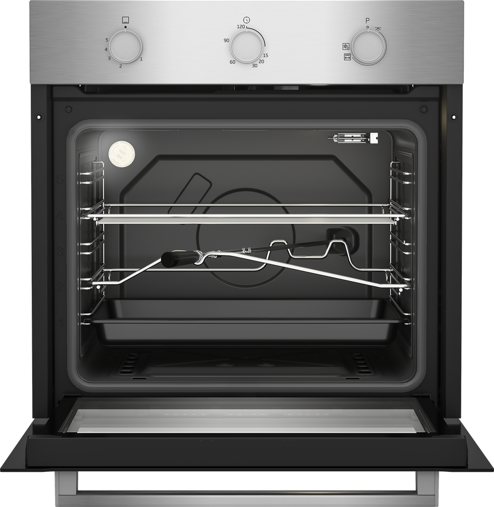 فرن بيكو 60 غاز وشوايه كهرباء BBIH12100XC