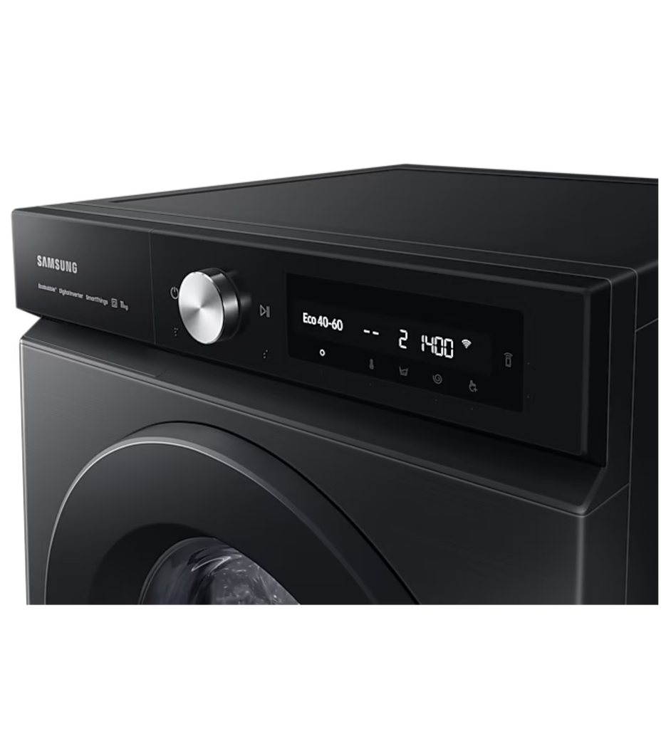 غساله سامسونج 11ك 1400 لفه انفرتر اسود ايكو بابل سمارت بالبخار WW11B1534DAB