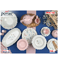 طقم عشا Porser تركي 45 قطعه