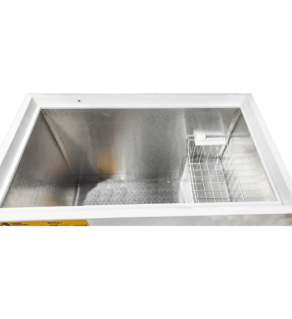 فريزر افقي زانوسي 293 لتر ابيض