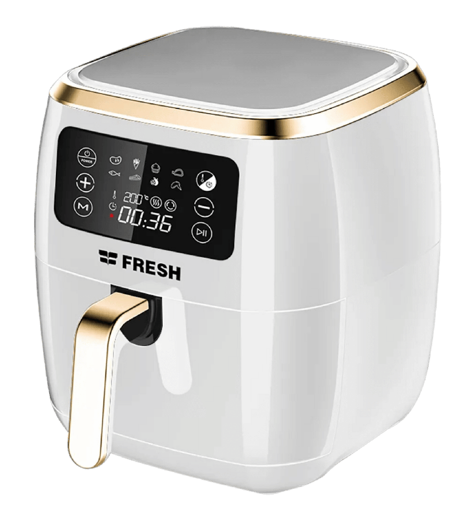 قلايه فريش 1800 وات بدون زيت ديجيتال ابيض