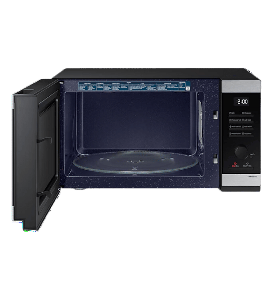ميكروويف سامسونج 40 لتر بالشوايه اسود MG40DG5524ATSG