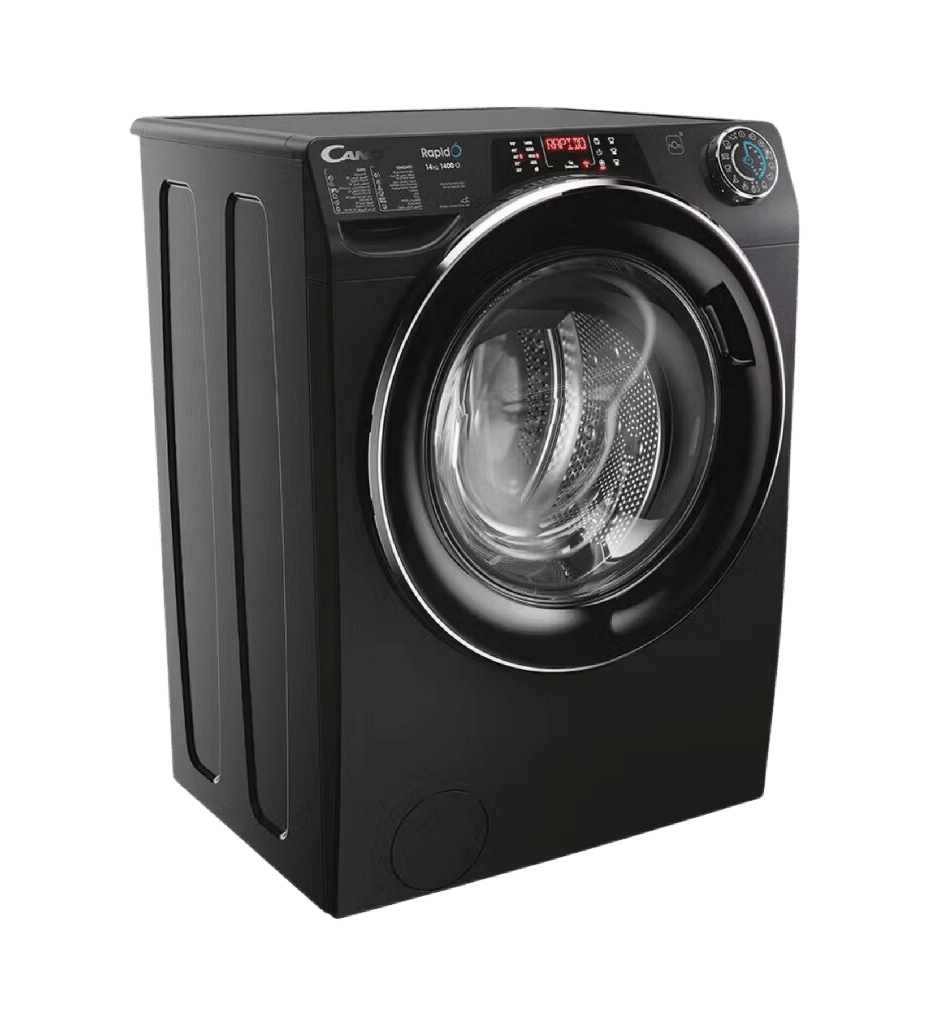 غساله كاندى 14 كيلو 1400لفه اسود باب اسود انفرتر WIFI بالبخار RO14146DCBT-EGY