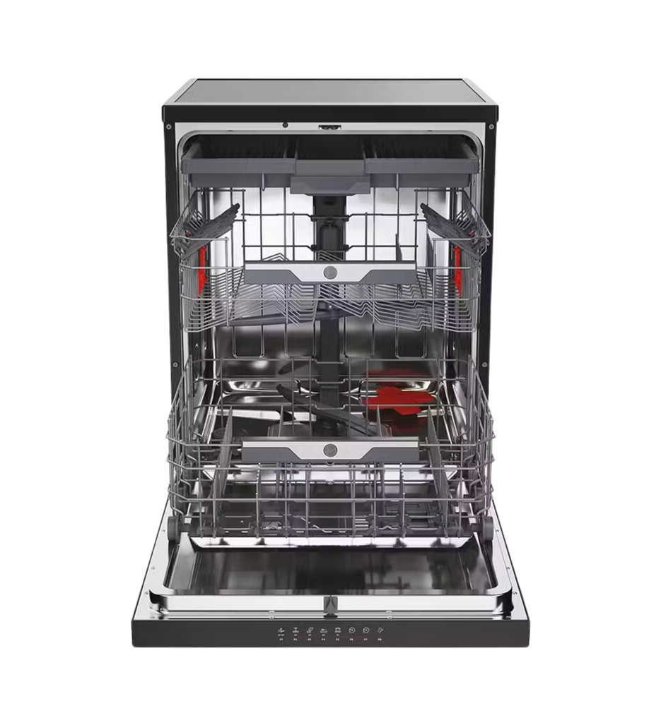 غساله اطباق هوفر انفرتر 15فرد 8برنامج وتحكم صوتى وتكنولوجيا NFC / wifi / bluetooth وفتج تلقائى للباب HF 5C7F1PB-EG