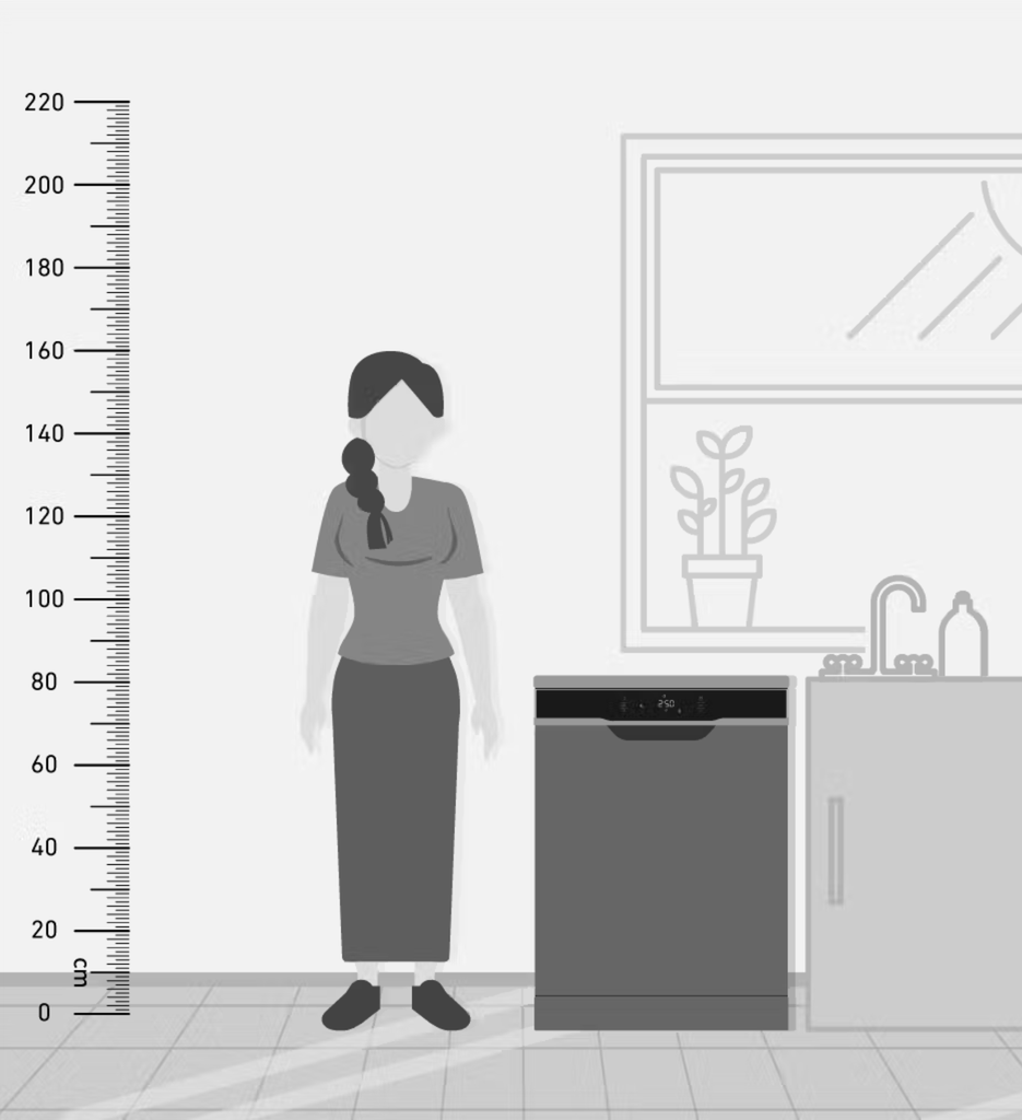 غساله اطباق هوفر انفرتر 15فرد 8برنامج وتحكم صوتى وتكنولوجيا NFC / wifi / bluetooth وفتج تلقائى للباب HF 5C7F1PB-EG