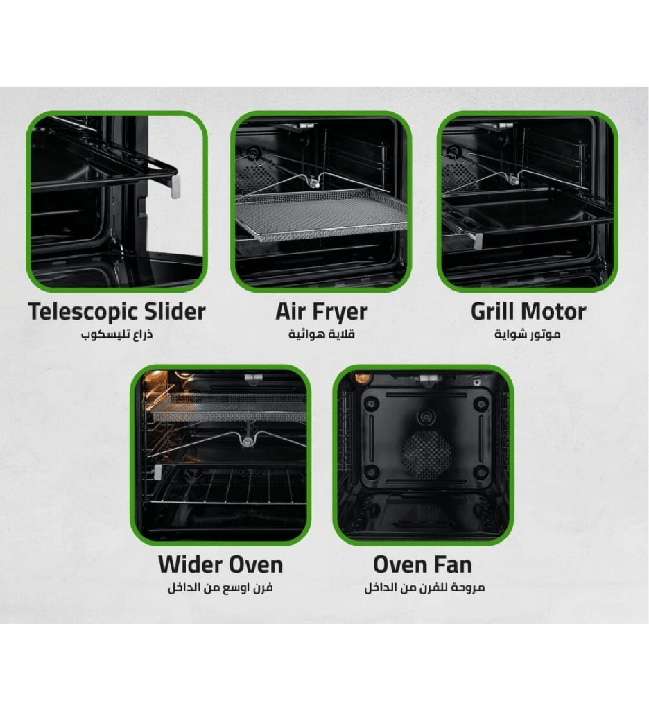 فرن بلت ان يونيون اير 60سم سمارت ميكس BO66G-119-TSF-MIX-OS-AL