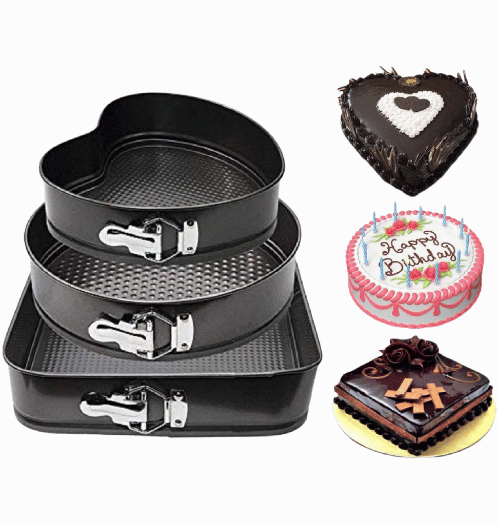 طقم صينيه كيك تيفال 3 قطعه