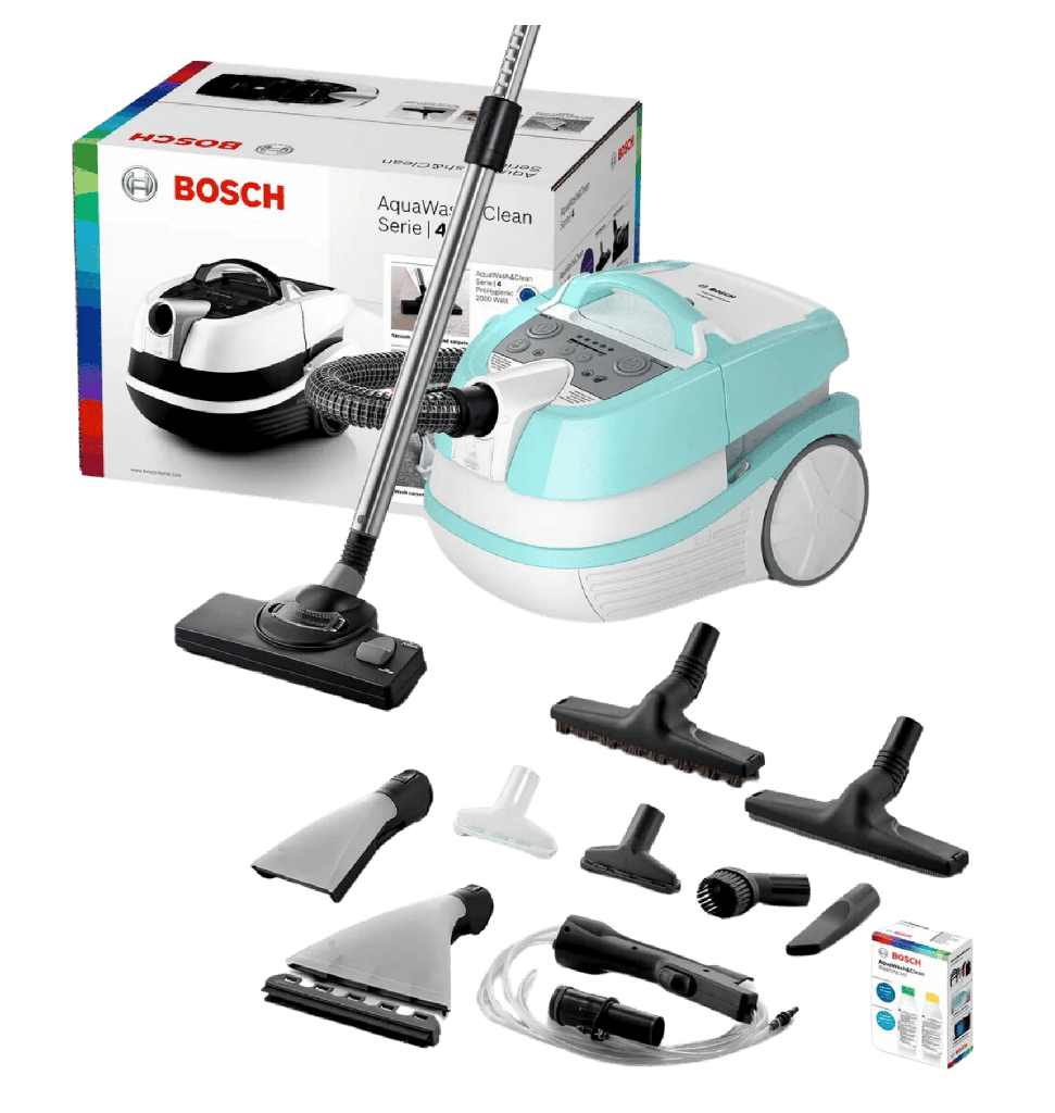 مكنسه بوش 2100 وات مبلل وجافه وفلتر HEPA بولندي BWD420HYG