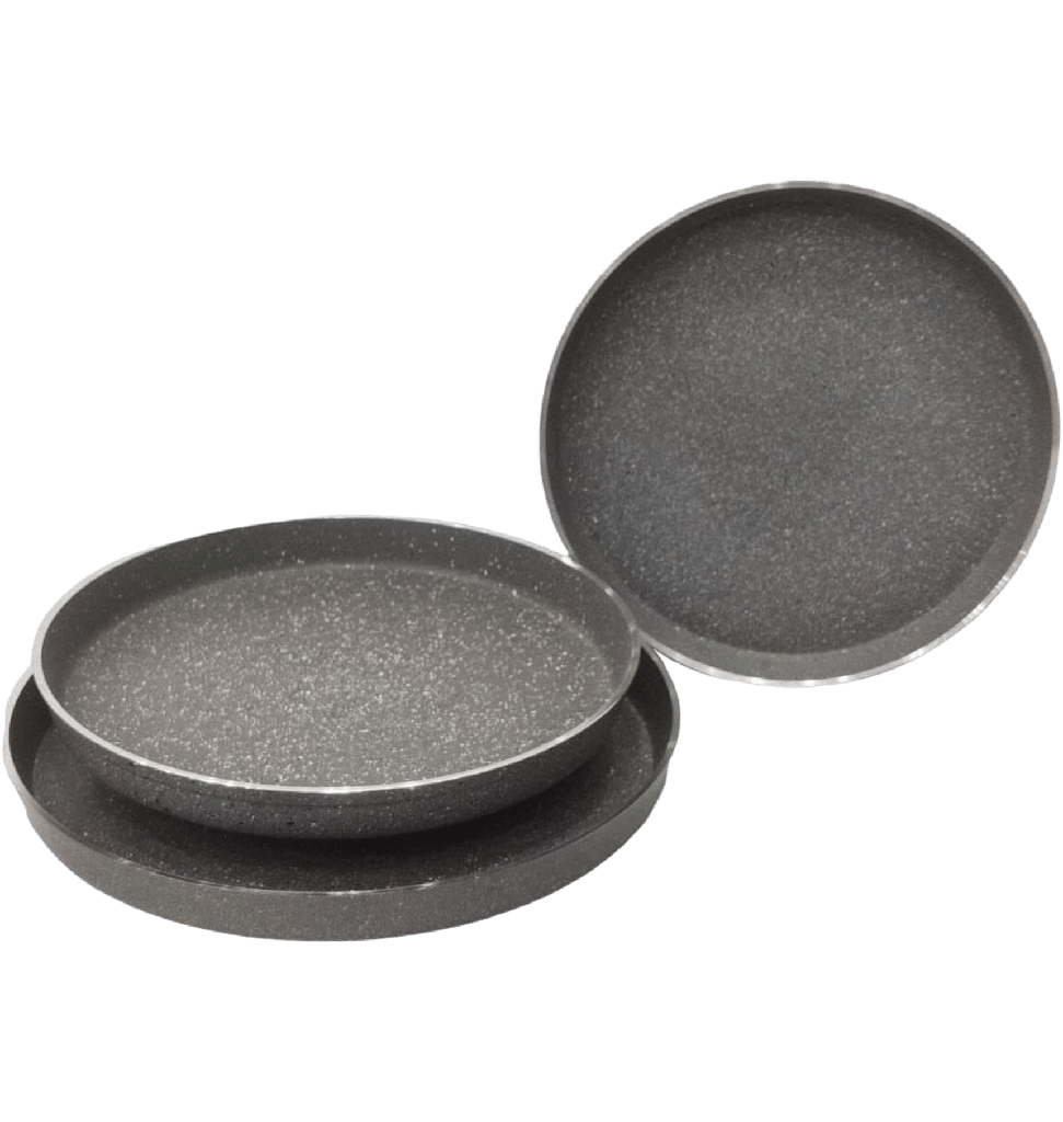 طقم صينيه بسبوسه 3 ق ساده جرانيت الجليل