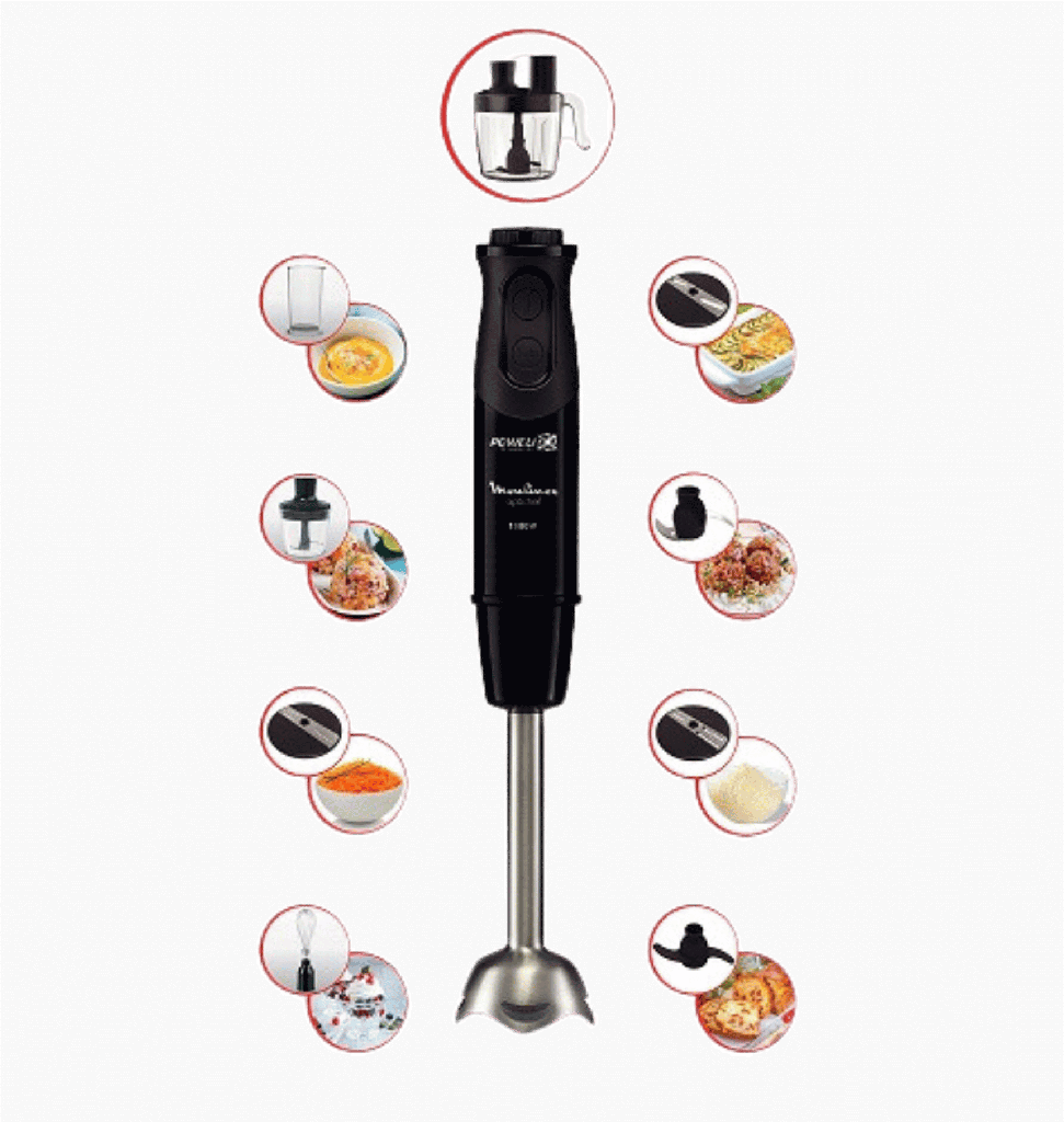 هاند بلندر مولينكس 5*1 اسود 1000وات DD6553EG