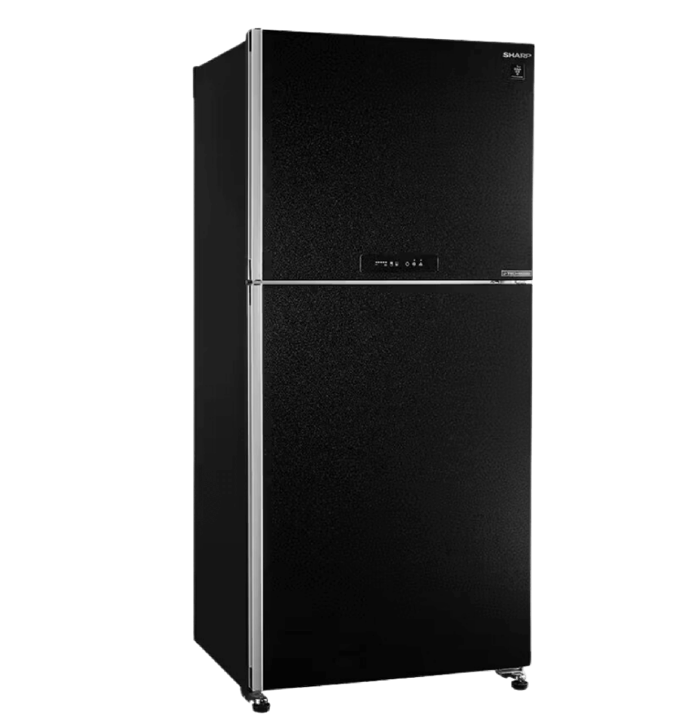 ثلاجه شارب 480 لتر 2 باب اسود ديجيتال SJ-PV63G-BK