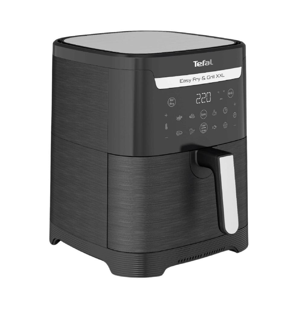 قلايه تيفال ايزي فراي اند جريل XXL ديجيتال 6.5 لتر 1800 وات اسود  EY8018EG
