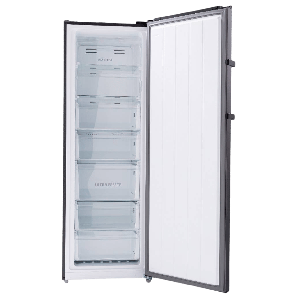 فريزر توشيبا 7 درج 238 لتر رمادي غامق باب ثابت/ميديا GR-RU312WE-DMN(06)