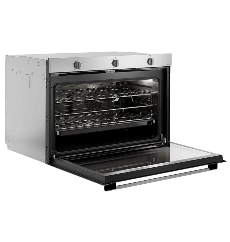 فرن هوفر بلت ان 90 سم ايطالي غاز شوايه غاز بمروحه للتبريد HOU911G6-EGY