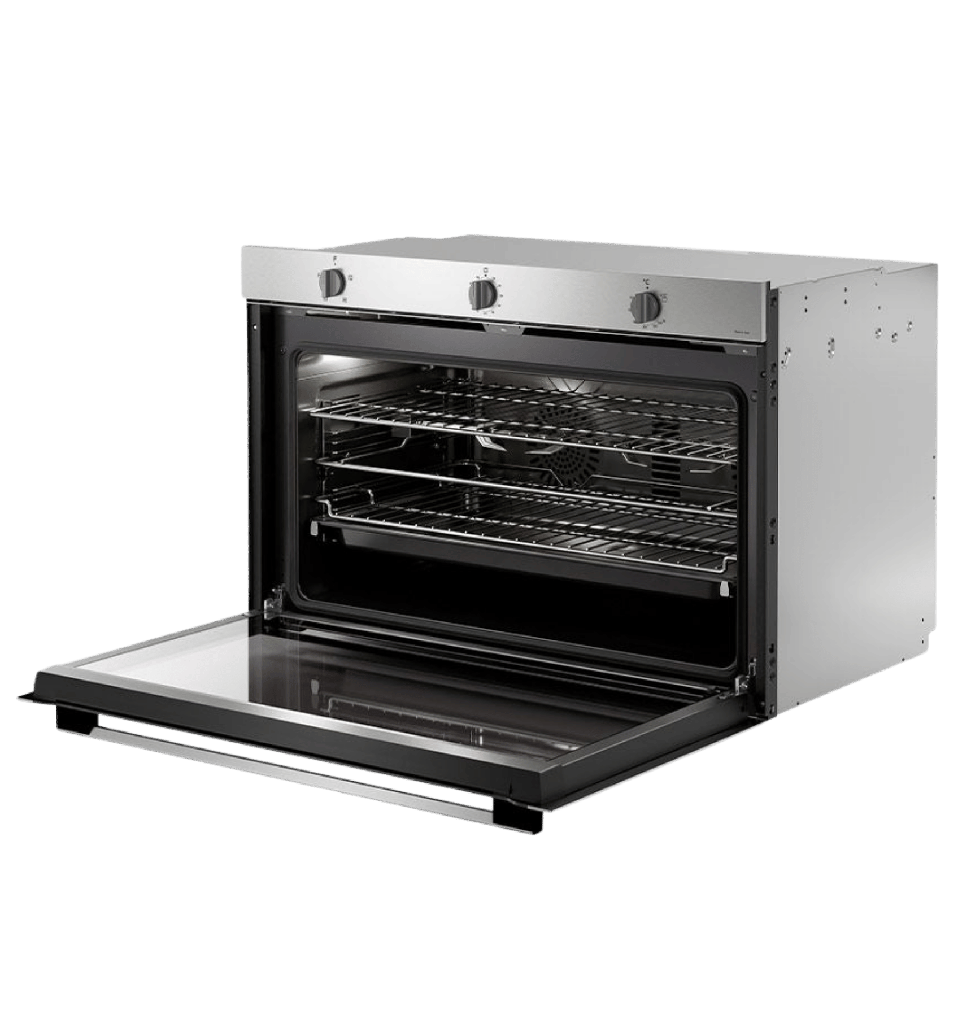 فرن هوفر بلت ان 90 سم ايطالي غاز شوايه غاز بمروحه للتبريد HOU911G6-EGY