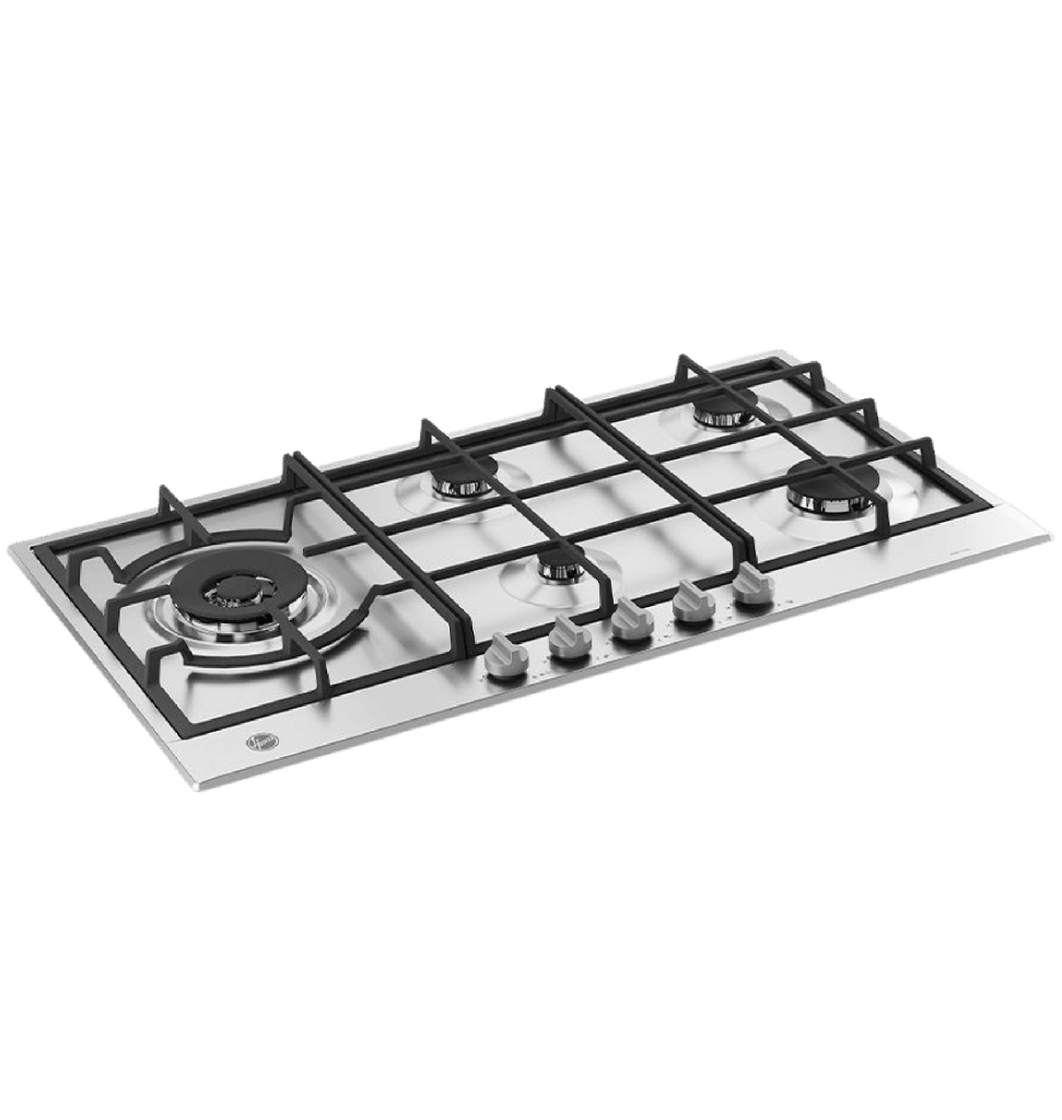 مسطح هوفر بلت ان 90سم ايطالي غاز 5ش امان كامل حامل زهر شعله جانبيه HVG9WL4K3X EGY