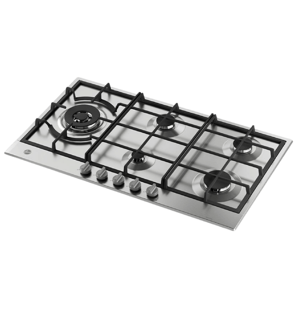 مسطح هوفر بلت ان 90سم ايطالي غاز 5ش امان كامل حامل زهر شعله جانبيه HVG9WL4K3X EGY