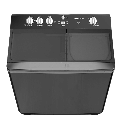 غساله تورنيدو هاف 10ك حوضين جسم معدني اسود TVH-HM10TS(BK)