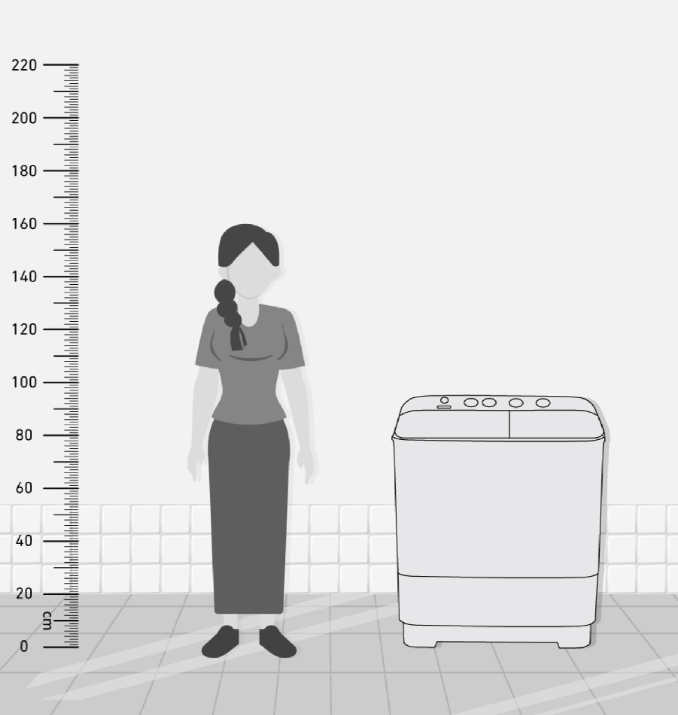 غساله تورنيدو هاف 10ك حوضين جسم معدني سلفر TVH-HM10TS(SK)