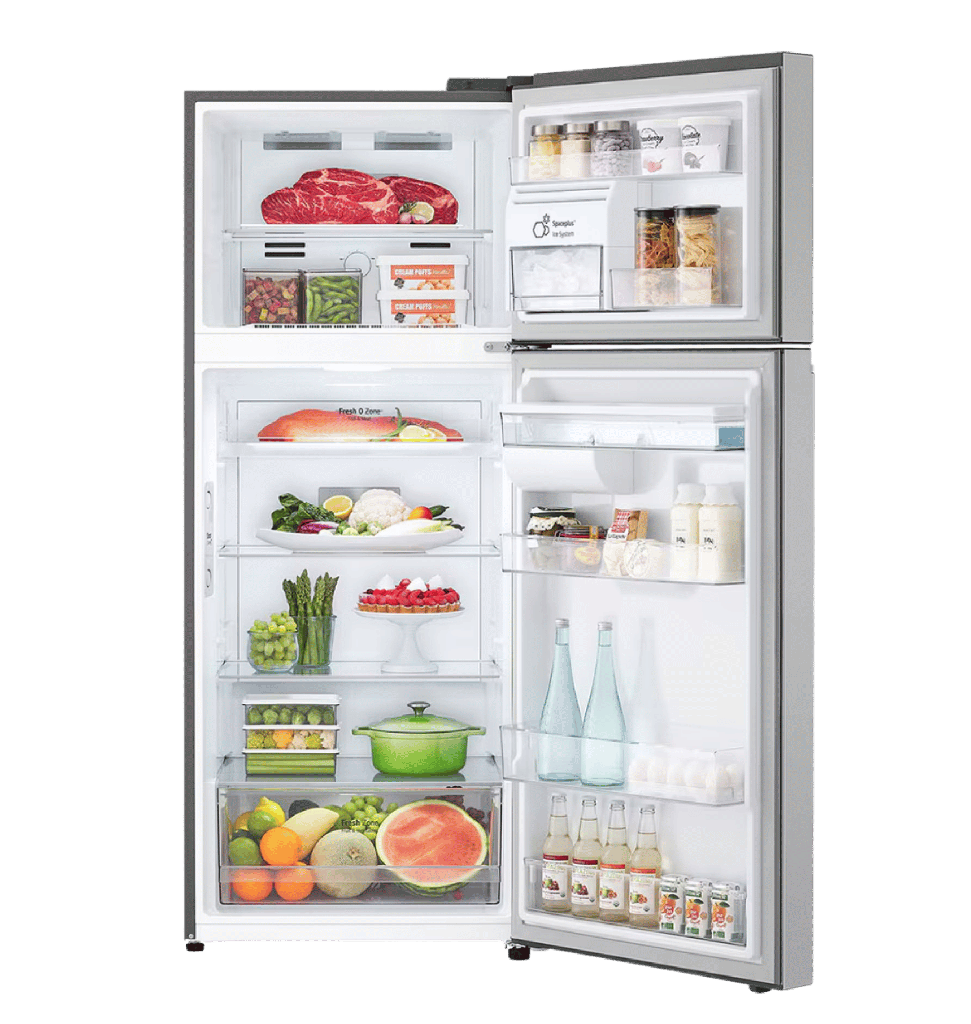 ثلاجه ال جي 461 لتر اسود ديجيتال بالحنفيه اندونيسي GN-F602PQBQ