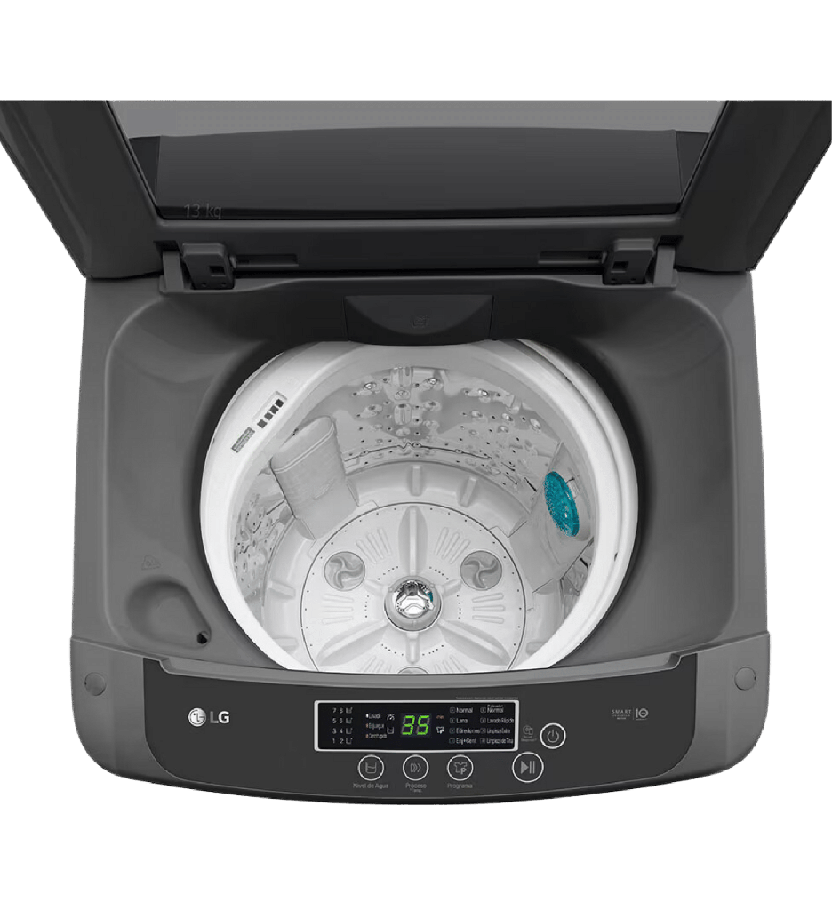 غساله ال جي 13ك فوق رمادي غامق T1364NEHGB