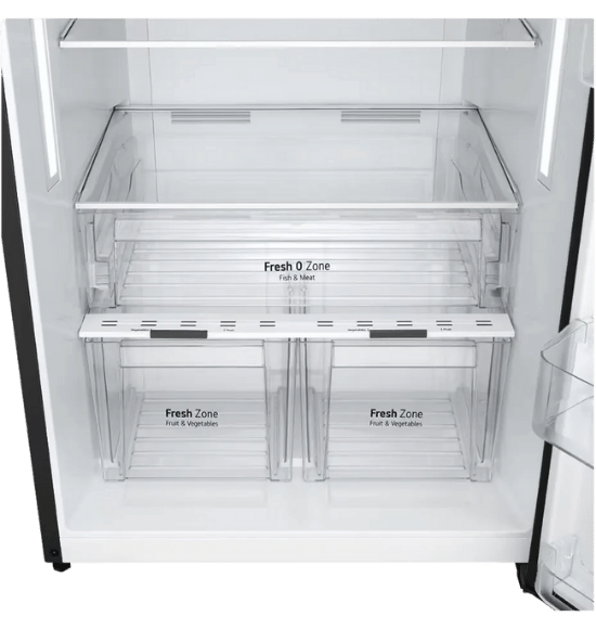 ثلاجه ال جي 400 لتر اسود GTF402SBAN