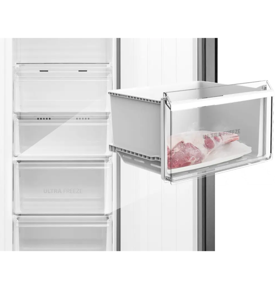 فريزر توشيبا 7 درج 238 لتر سلفر باب ثابت/ميديا GR-RU312WE-DMN(57)