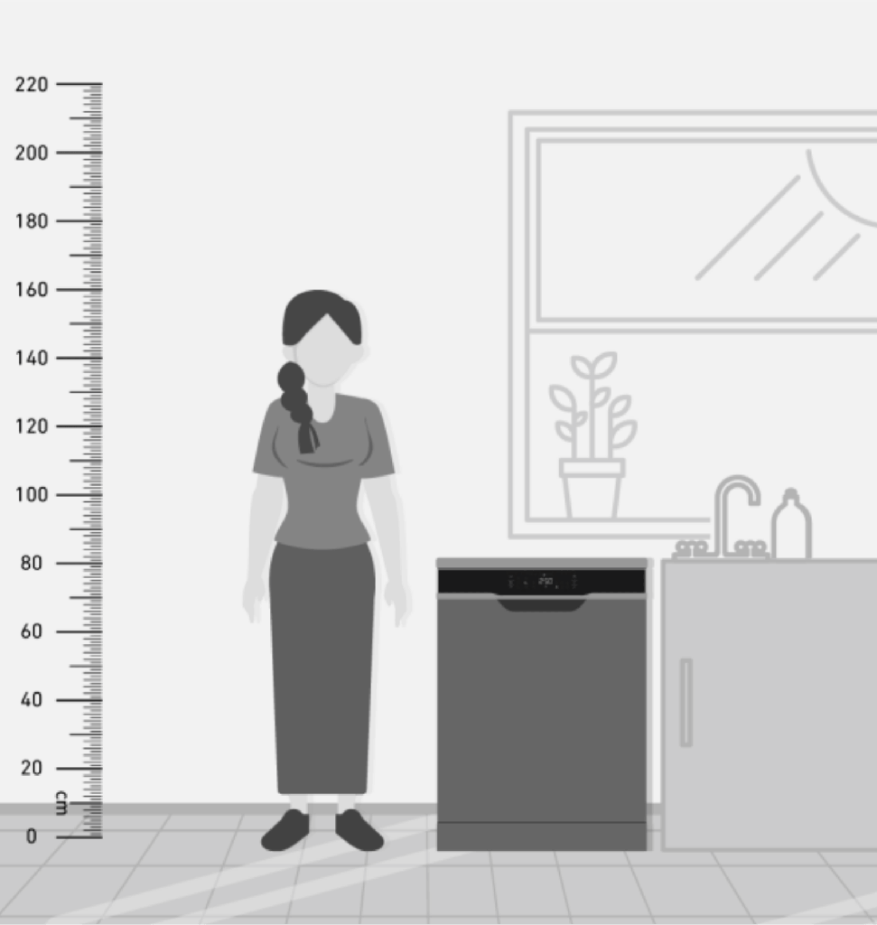 غساله اطباق شارب 15 فرد اسود ديجيتال انفرتر 10 برنامج غسيل صامت وتعقيم وتجفيف 3 رف و 3 رشاش QW-V1015A-BK