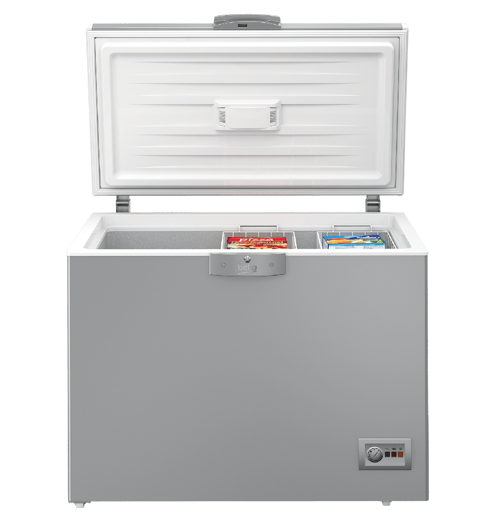 فريزر بيكو افقي 300 لتر فضي HSA32500SEGH