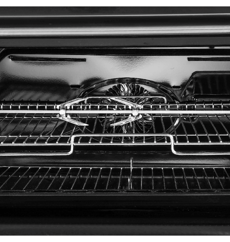 فرن بلت ان بيكو 90 سم غاز (اشعال ذاتى/ امان كامل/ مروحتين تبريد وطهي) اسود ديجتال BBWHT12300BS