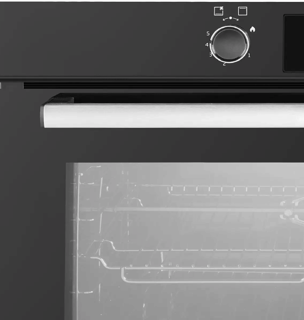 فرن بلت ان بيكو 90 سم غاز (اشعال ذاتى/ امان كامل/ مروحتين تبريد وطهي) اسود ديجتال BBWHT12300BS