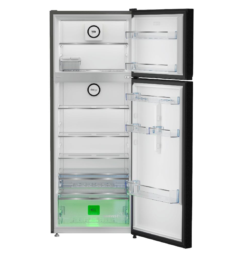 ثلاجه بيكو 406 لتر اسود ديجيتال انفرتر RDNE455M20XBIDB