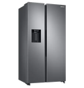 ثلاجه سامسونج 634 لتر سايد باي سايد سلفر بحنفيه RS68A8820S9/MR