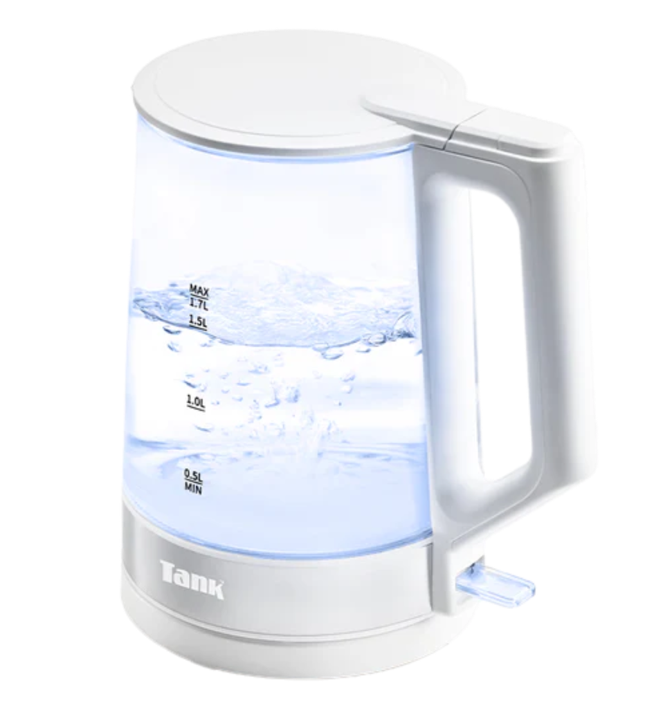 غلايه تانك زجاجيه كلاسيك 1.7 لتر 1850 وات |الوان KG-2318